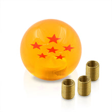 Load image into Gallery viewer, Universal M8 M10 M12 6 Star Dragon Ball Z Shift Knob Amber
