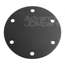 Load image into Gallery viewer, Universal 6 Bolt Steering Wheel Flat Horn Button Delete Plate Black
