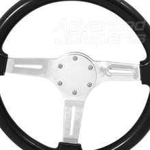 Load image into Gallery viewer, Universal 6 Bolt Steering Wheel Flat Horn Button Delete Plate Polished

