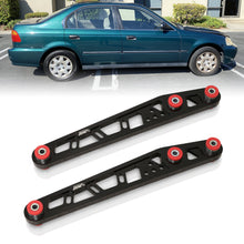 Load image into Gallery viewer, JDM Sport Honda Civic 1996-2000 Rear Lower Control Arms Black with Red Bushings
