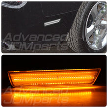 Load image into Gallery viewer, Dodge Challenger 2008-2014 / Charger 2011-2014 Amber LED Rear Side Marker Lights Clear Len
