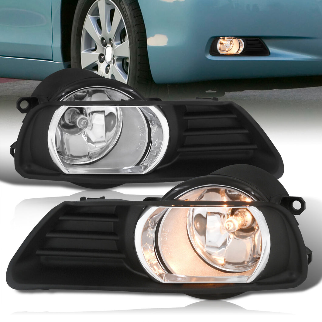 Toyota Camry 2007-2009 Front Fog Lights Clear Len (Includes Switch & Wiring Harness)
