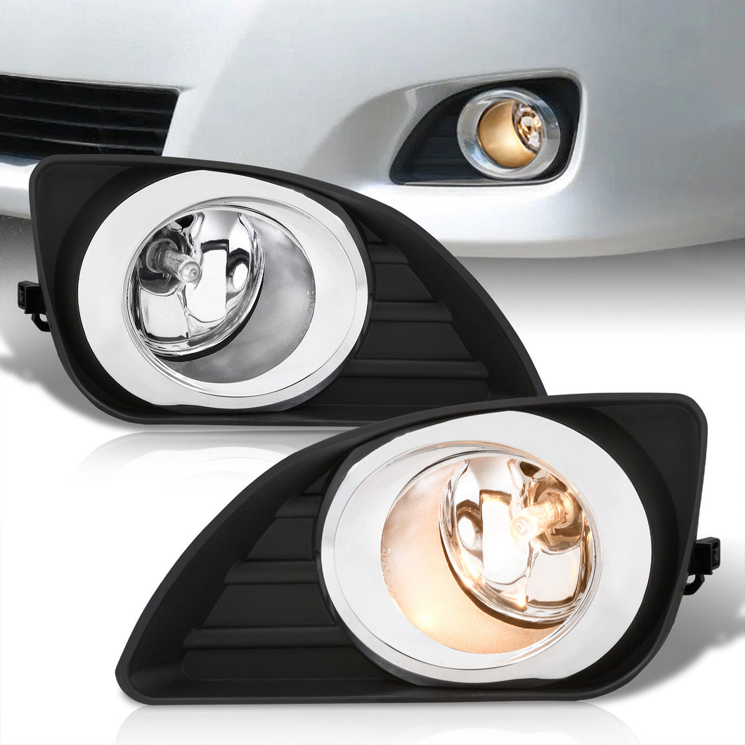 Toyota Camry 2010-2011 Front Fog Lights Clear Len (Includes Switch & Wiring Harness)