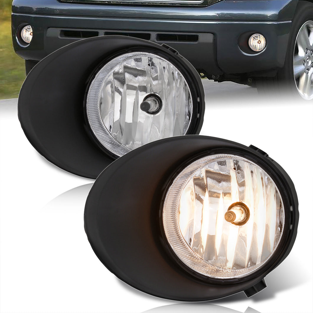 Toyota Tundra 2007-2012 Front Fog Lights Clear Len (Includes Switch & Wiring Harness)