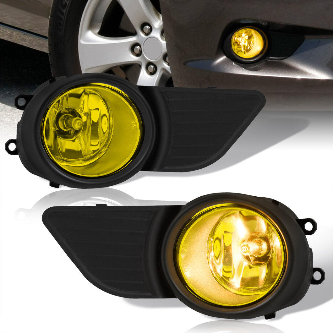 Toyota Sienna 2011-2017 Front Fog Lights Yellow Len (Includes Switch & Wiring Harness)