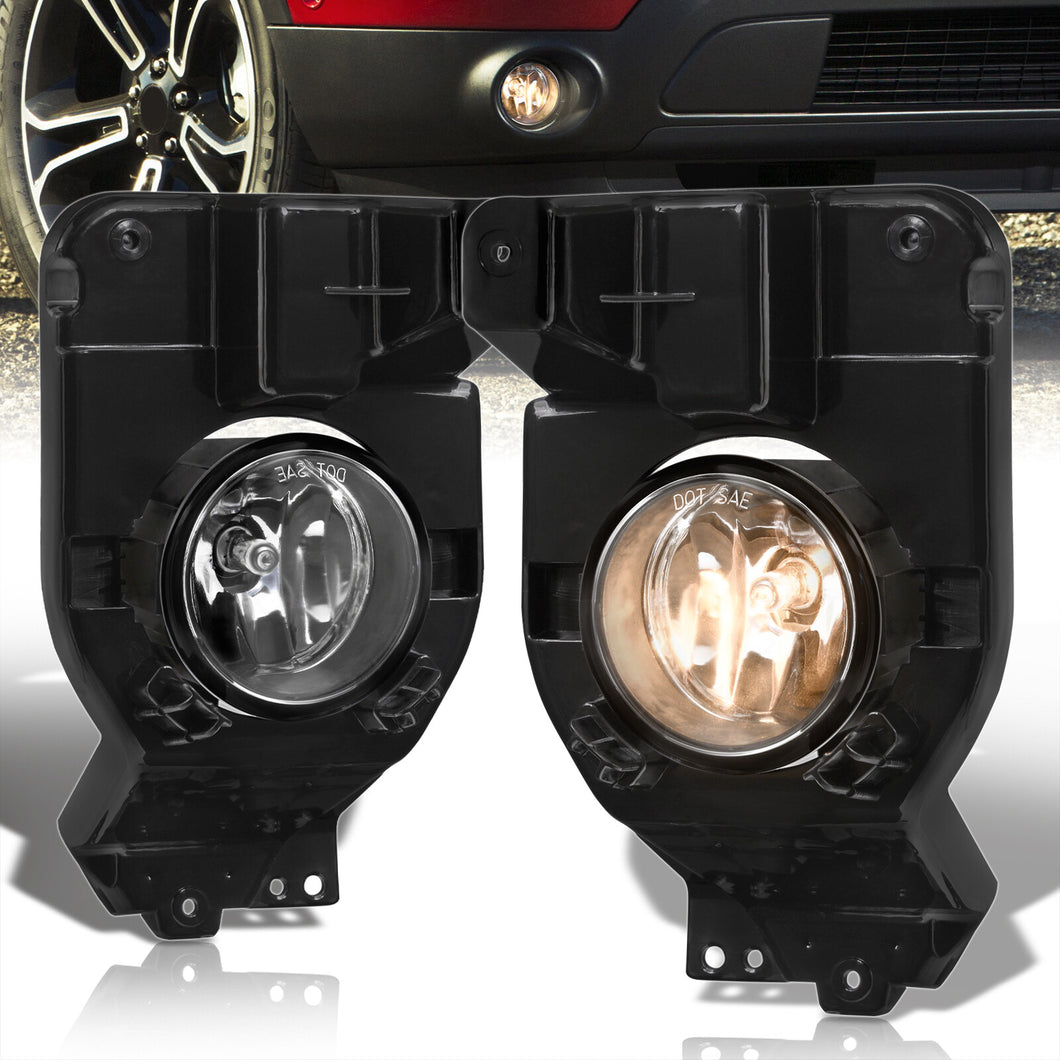 Ford Explorer 2011-2015 Front Fog Lights Clear Len (Includes Switch & Wiring Harness)