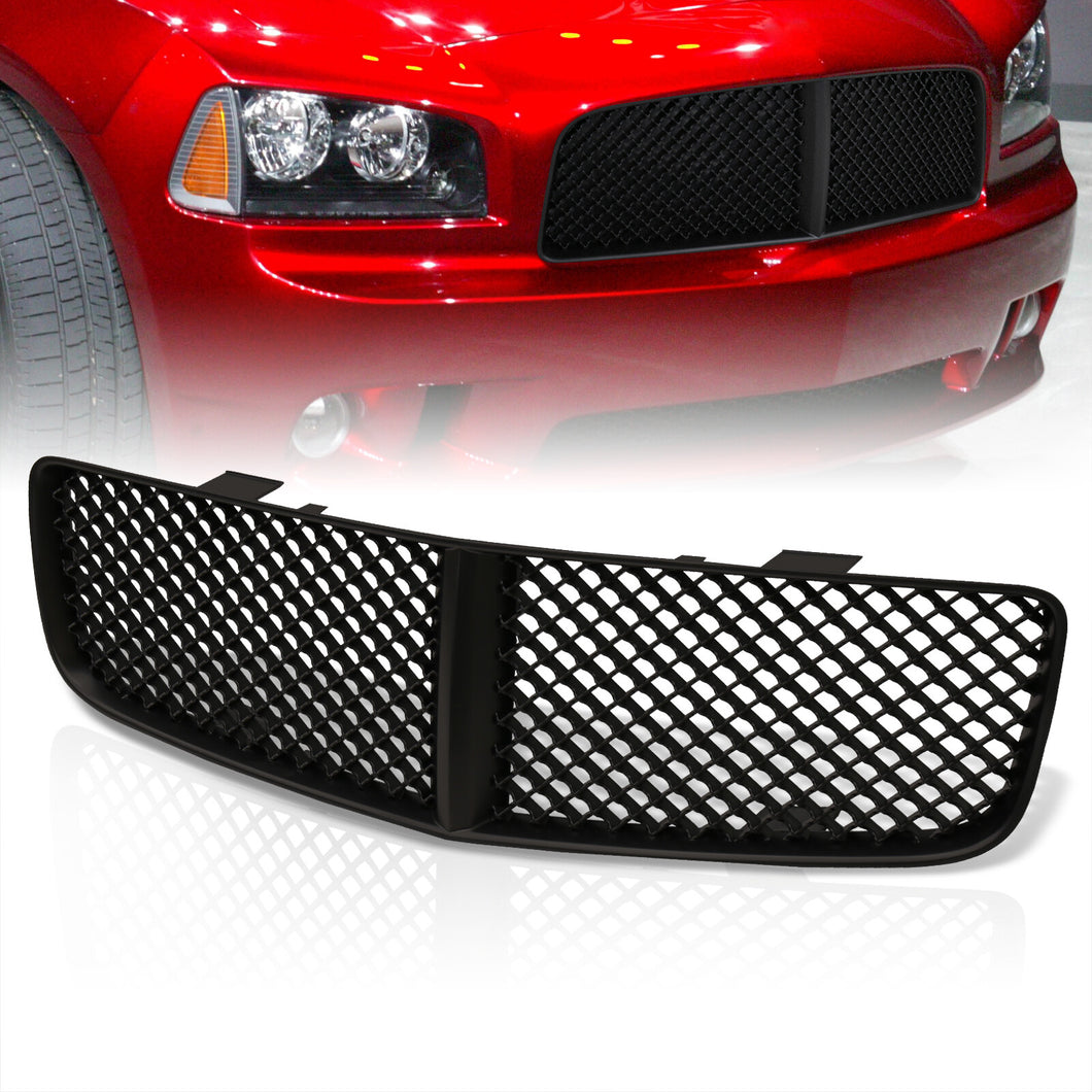 Dodge Charger 2006-2010 Mesh Style Front Grille Black