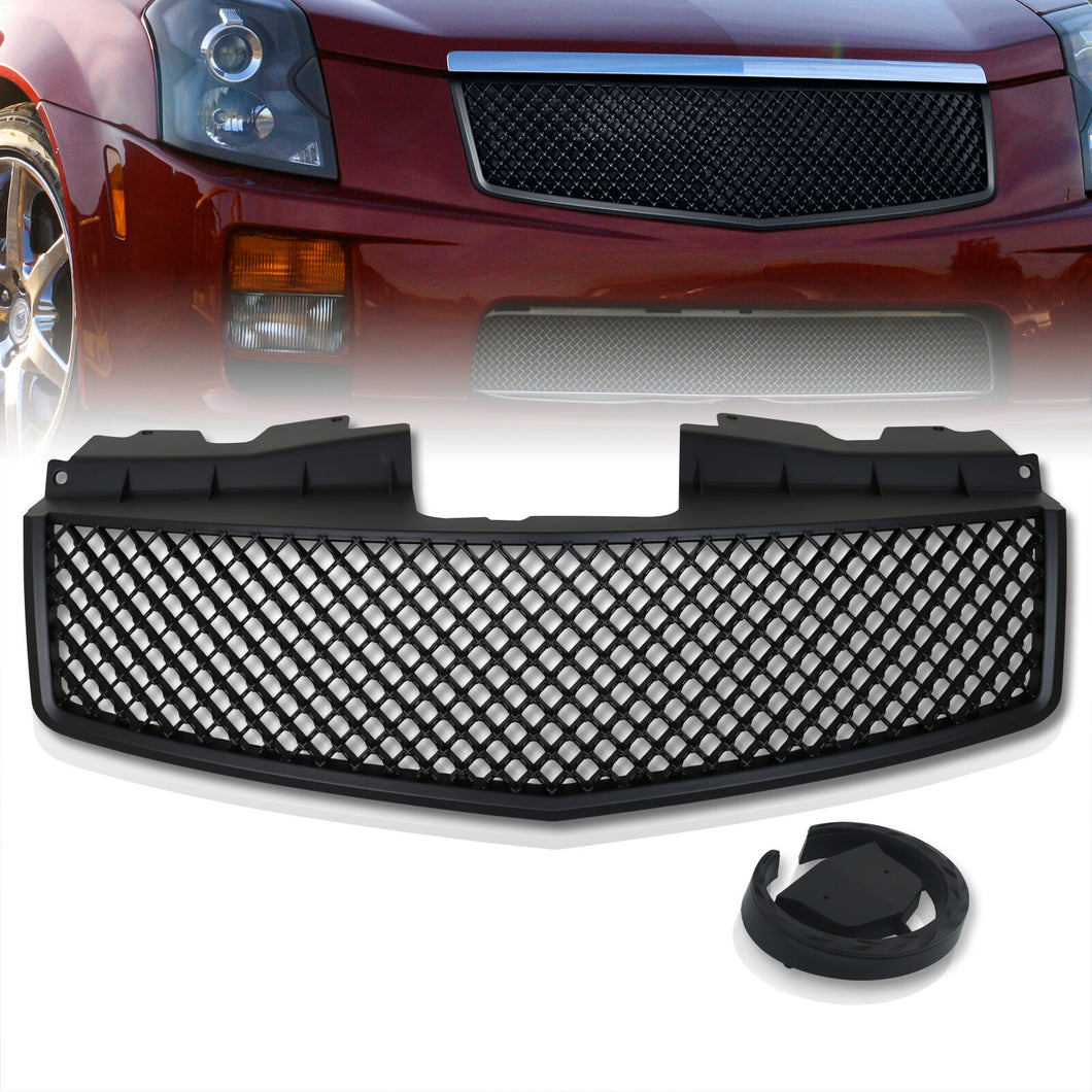 Cadillac CTS 2003-2007 Mesh Style Front Grille Black
