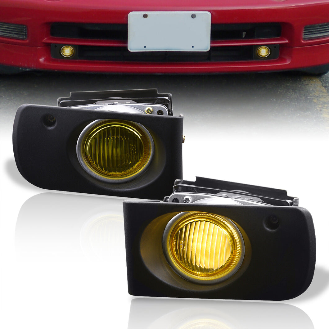 Acura Integra 1994-1997 Front Fog Lights Yellow Len (Includes Switch & Wiring Harness)