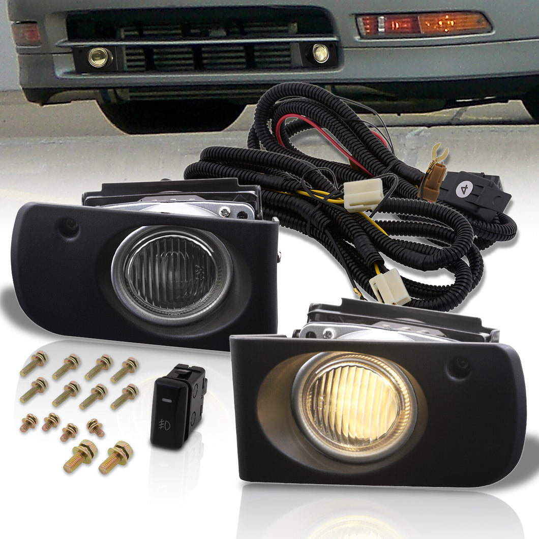 Acura Integra 1994-1997 Front Fog Lights Smoked Len (Includes Switch & Wiring Harness)