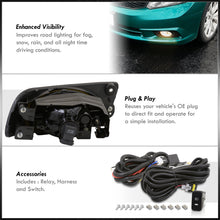 Load image into Gallery viewer, Honda Civic 4DR 2012 Front Fog Lights Clear Len (Includes Switch &amp; Wiring Harness)

