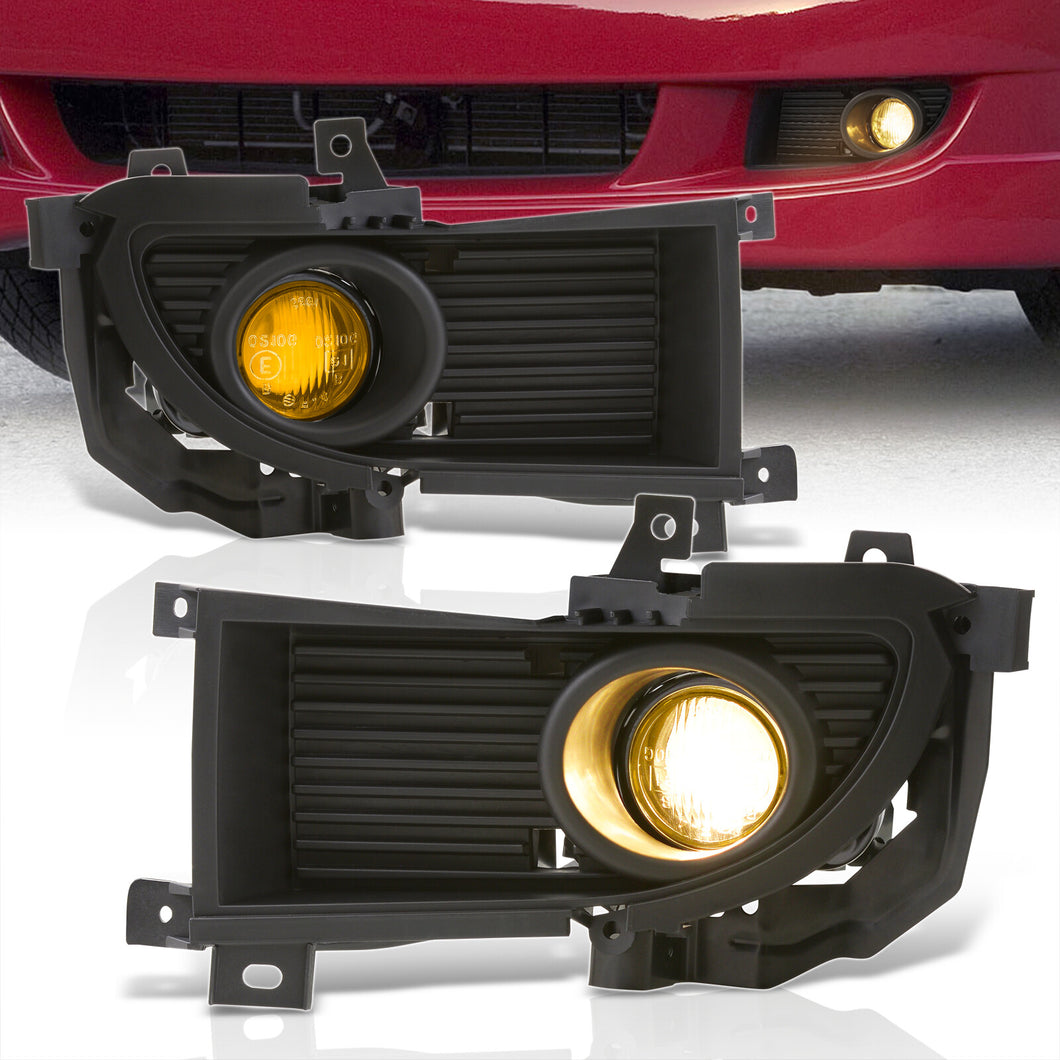 Mitsubishi Lancer Ralliart 2004-2006 Front Fog Lights Yellow Len (Includes Switch & Wiring Harness)