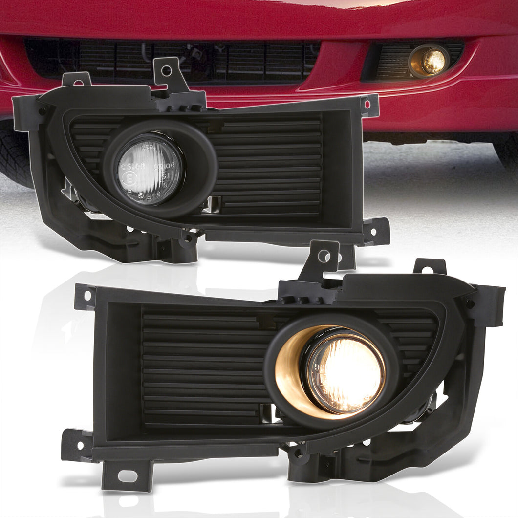 Mitsubishi Lancer Ralliart 2004-2006 Front Fog Lights Clear Len (Includes Switch & Wiring Harness)