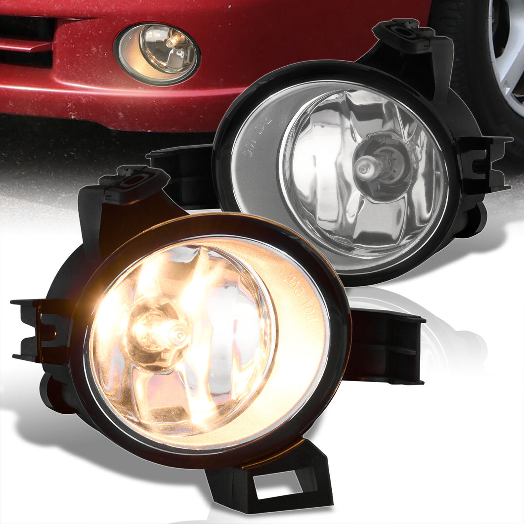 Nissan Altima 2005-2006 Front Fog Lights Clear Len (Includes Switch & Wiring Harness)