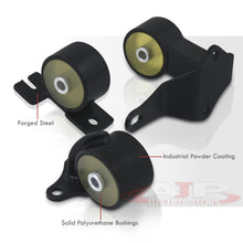 Load image into Gallery viewer, Honda Civic 1988-1991 / CRX 1988-1991 D to B Series Conversion Engine Motor Mount Black with Clear Polyurethane Bushings (B-Series with Cable Transmission Only)
