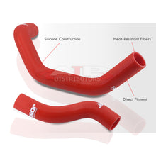 Load image into Gallery viewer, Nissan 240SX SR20DET 1989-1998 Silicone Radiator Hoses Red
