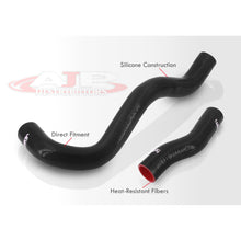 Load image into Gallery viewer, Infiniti G35 2003-2007 / Nissan 350Z 2003-2009 VQ35DE Silicone Radiator Hoses Black
