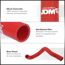 Load image into Gallery viewer, Toyota Supra 2JZGE N/A 1993-1998 Silicone Radiator Hoses Red
