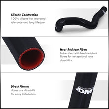 Load image into Gallery viewer, Toyota Supra 2JZGTE N/A 1993-1998 Silicone Radiator Hoses Black
