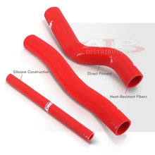 Load image into Gallery viewer, Hyundai Genesis Coupe 2.0T 2010-2012 Silicone Radiator Hoses Red
