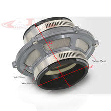 Load image into Gallery viewer, Universal 3" Air Intake Bypass Filter Gunmetal
