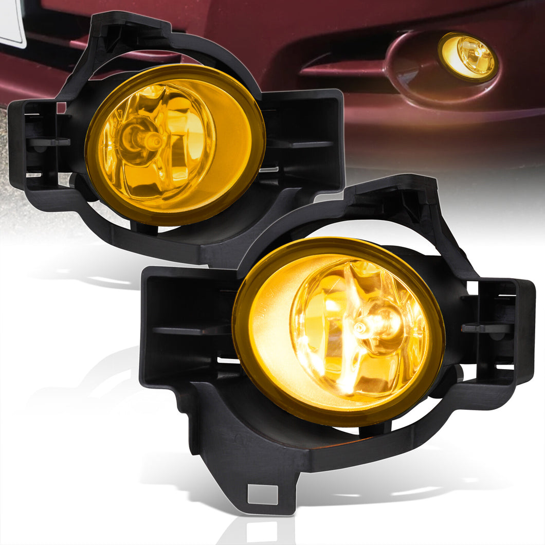 Nissan Altima 4DR 2010-2012 Front Fog Lights Yellow Len (Includes Switch & Wiring Harness)
