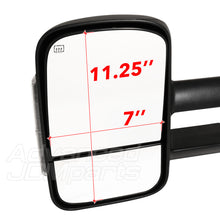 Load image into Gallery viewer, Chevrolet Silverado 2014-2019 / GMC Sierra 2014-2019 Telescopic Extendable LED Signal Heated Power Towing Mirrors Black
