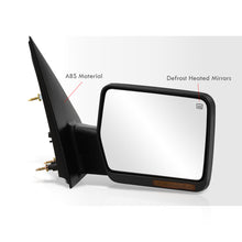 Load image into Gallery viewer, Ford F150 2004-2014 LED Signal Heated Power Towing Mirrors Black
