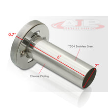 Load image into Gallery viewer, Universal 4.5&quot; N1 Catback Exhaust Muffler Tip Adjustable Silencer
