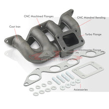 Load image into Gallery viewer, Honda Civic 2001-2005 D-Series D17 Cast Iron Turbo Manifold
