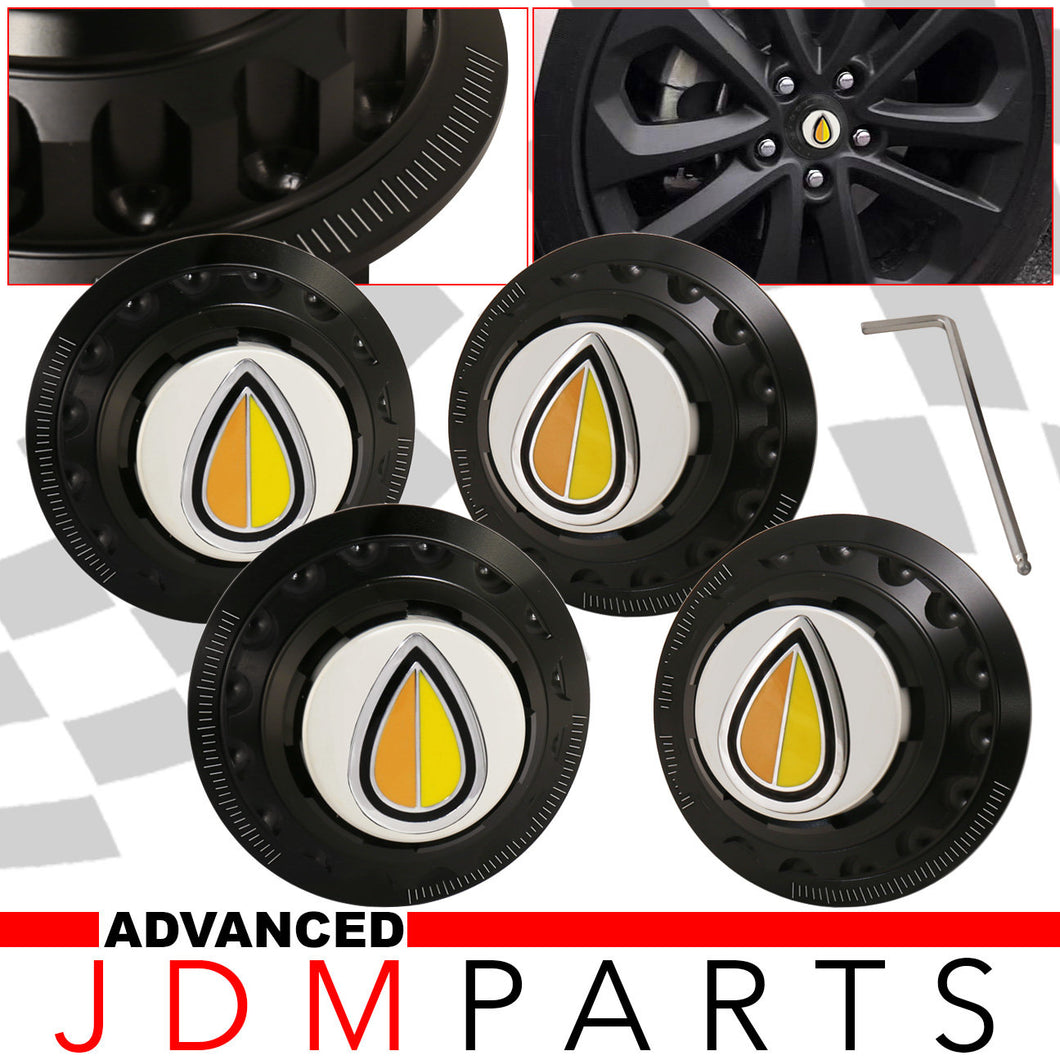 Wheel Hub Cover JDM Elder Badge Black