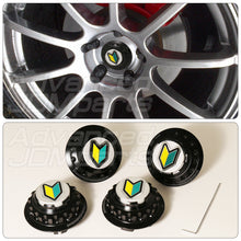 Load image into Gallery viewer, Wheel Hub Cover JDM Rookie Badge Black
