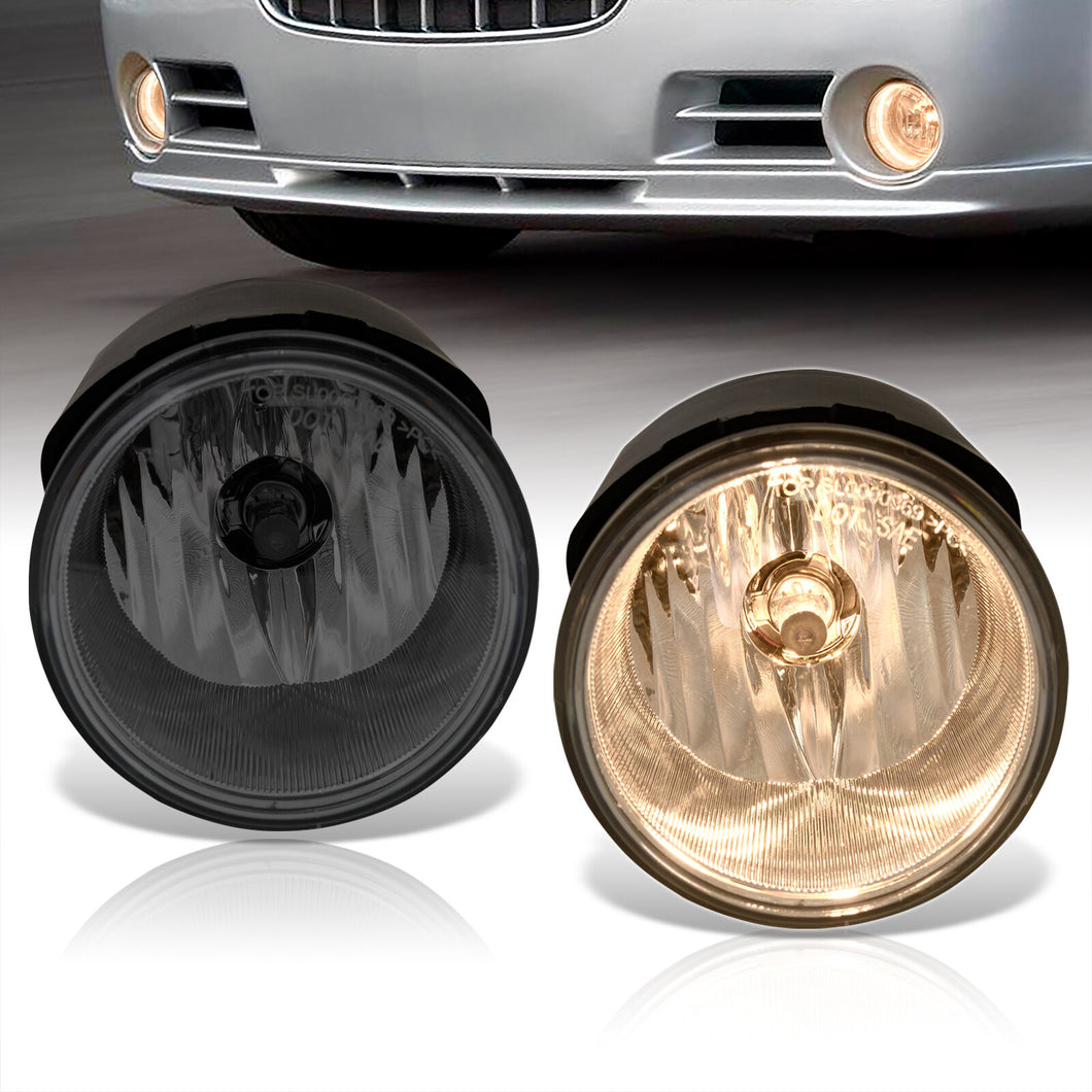 Chrysler 300 300C 2005-2010 / Caliber SRT-8 2008-2009 Front Fog Lights Smoked Len (Includes Switch & Wiring Harness)