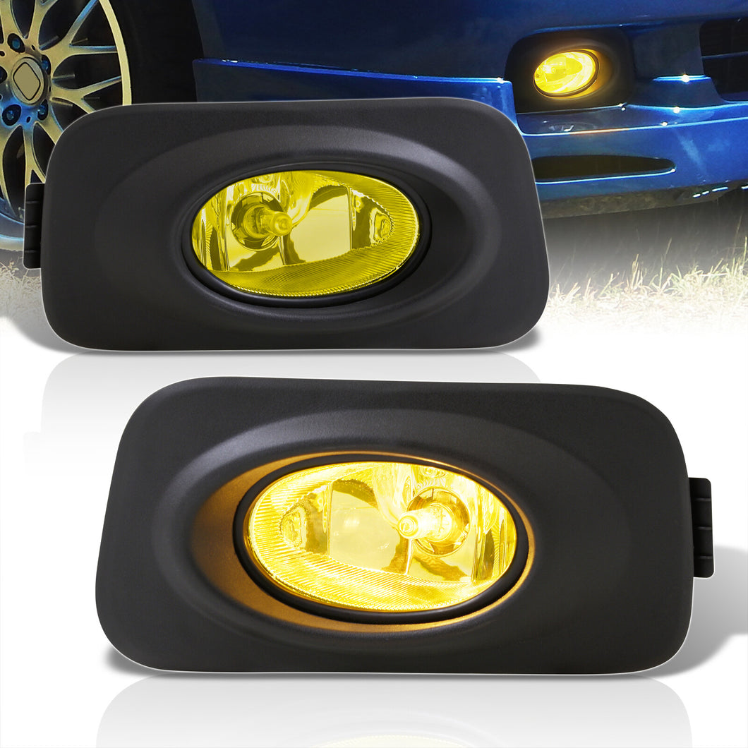 Acura TSX 2004-2005 Front Fog Lights Yellow Len (Includes Switch & Wiring Harness)