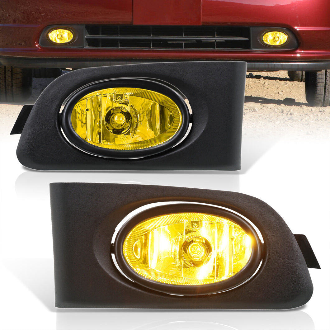Honda Civic 2DR/4DR 2001-2003 Front Fog Lights Yellow Len (Includes Switch & Wiring Harness)