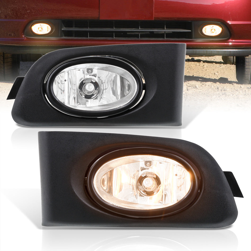 Honda Civic 2DR/4DR 2001-2003 Front Fog Lights Clear Len (Includes Switch & Wiring Harness)