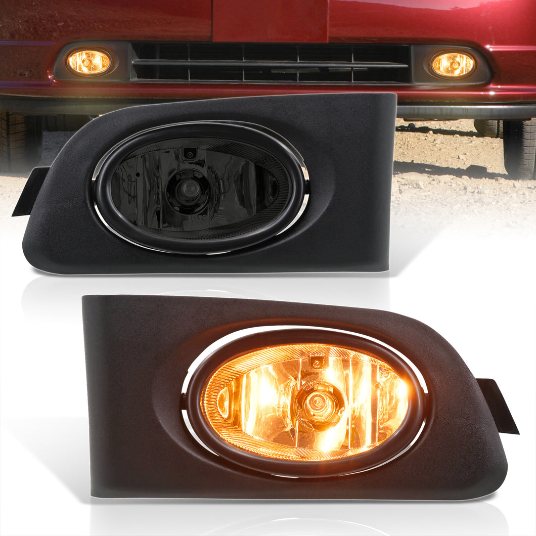Honda Civic 2DR/4DR 2001-2003 Front Fog Lights Smoked Len (Includes Switch & Wiring Harness)