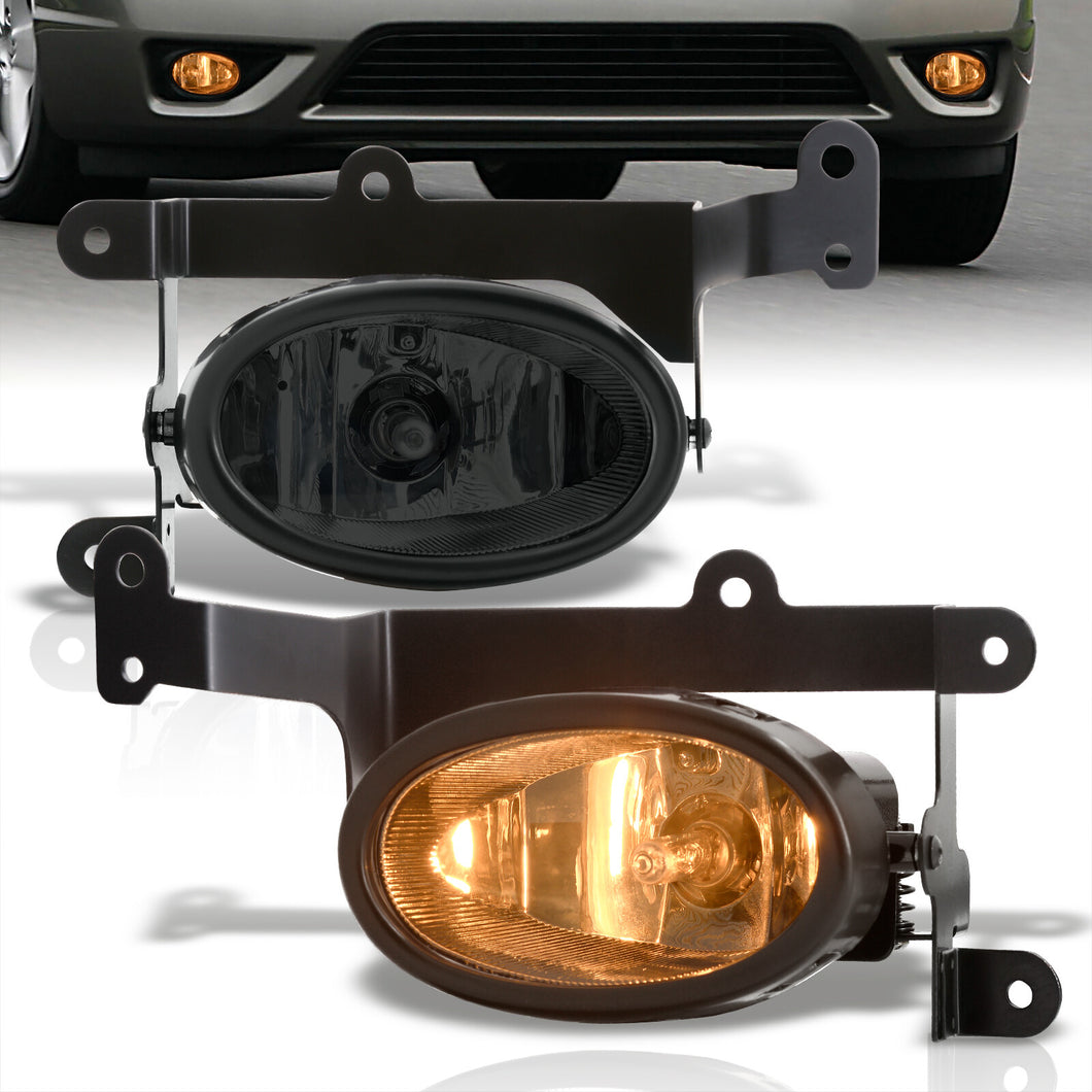 Honda Civic 2DR 2006-2008 Front Fog Lights Smoked Len (Includes Switch & Wiring Harness)