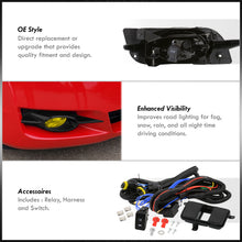 Load image into Gallery viewer, Honda Civic 2DR 2009-2011 Front Fog Lights Yellow Len (Includes Switch &amp; Wiring Harness)
