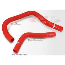 Load image into Gallery viewer, Acura Integra 1990-2001 / Honda Civic 1992-2000 / CRX 1988-1991 / Del Sol 1993-1997 B-Series B16 B18 Silicone Radiator Hoses Red
