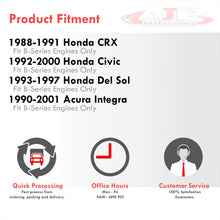 Load image into Gallery viewer, Acura Integra 1990-2001 / Honda Civic 1992-2000 / CRX 1988-1991 / Del Sol 1993-1997 B-Series B16 B18 Silicone Radiator Hoses Red
