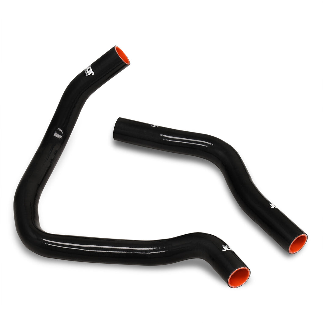 Honda Civic 1992-1995 / Del Sol 1993-1997 B-Series B16A Silicone Radiator Hoses Black