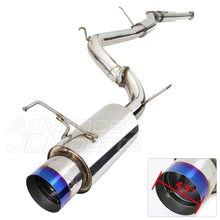 Load image into Gallery viewer, Honda Accord 2.3L I4 1998-2002 N1 Style Stainless Steel Catback Exhaust System Burnt Tip (Piping: 2.5&quot; / 65mm | Tip: 4.5&quot;)
