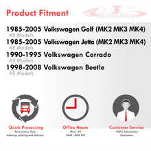 Load image into Gallery viewer, Volkswagen Golf MK2 MK3 MK4 1985-2005 / Jetta 1985-2005 / Bettle 1998-2008 / Corrado 1990-1995 Front Control Arm Bushings Kit Red
