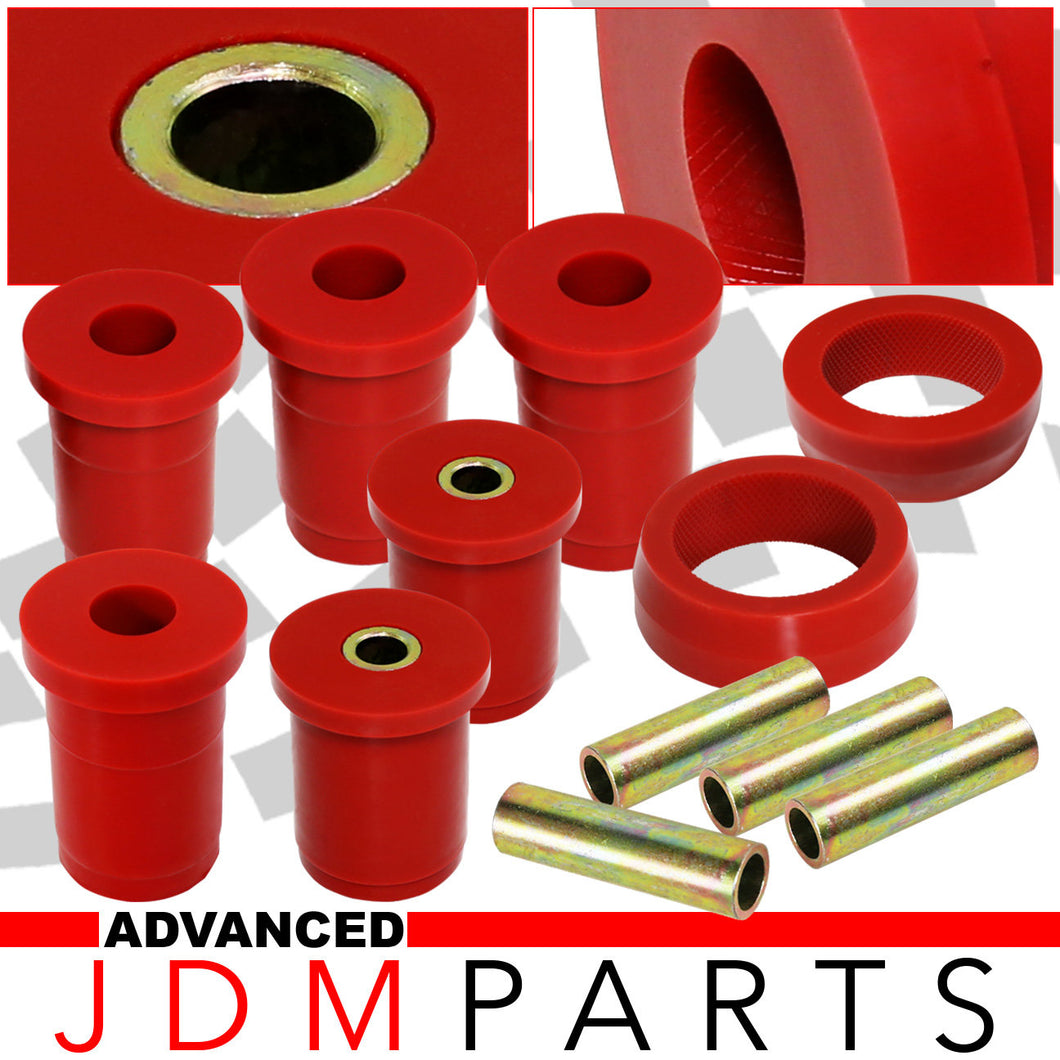 Ford Mustang 1979-1993 Front Rear Lower Control Arm Bushing Upgrade Red Polyurethane