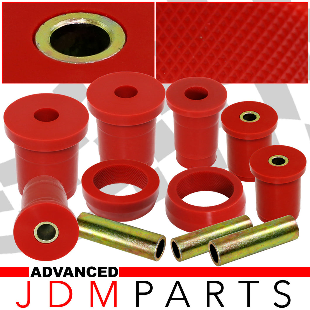 Ford Mustang 94-04 Front Rear Lower Control Arm Bushing Upgrade Red Polyurethane