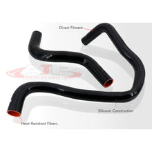 Load image into Gallery viewer, Honda Prelude H22A 1992-1996 Silicone Radiator Hoses Black
