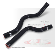Load image into Gallery viewer, Mitsubishi Eclipse 1G 1990-1994 Manual Transmission Silicone Radiator Hoses Black
