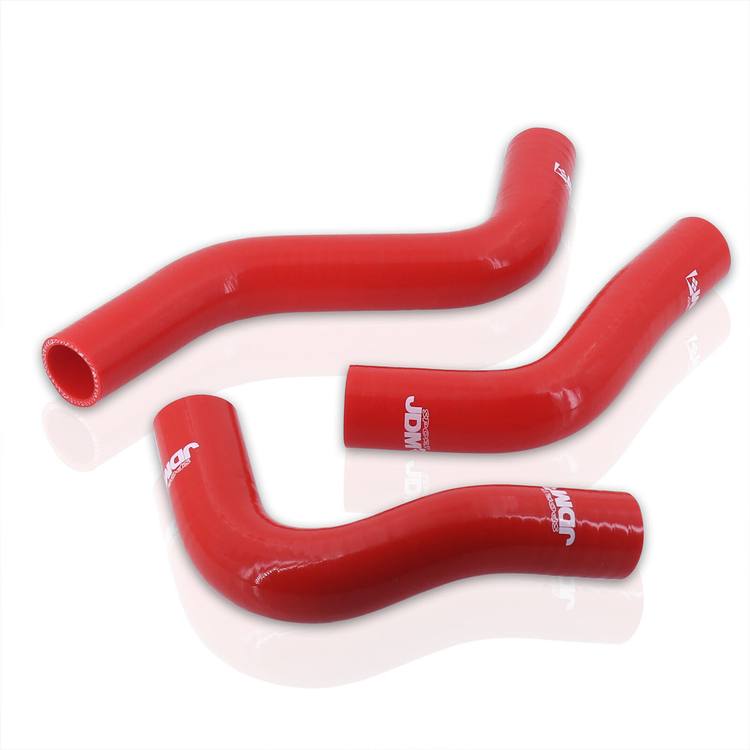 Mazda Miata MX5 1.6L 1989-1993 Silicone Radiator Hoses Red