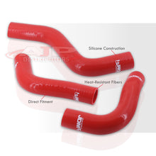 Load image into Gallery viewer, Mazda Miata MX5 1.6L 1989-1993 Silicone Radiator Hoses Red
